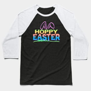 Hoppy Easter Bunny Ears Baseball T-Shirt